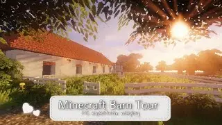 Upgraded Minecraft Barn Tour | Minecraft Equestrian Roleplay