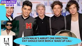 Zayn Malik’s abrupt One Direction exit should have been a ‘wake up call’