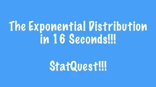 The Exponential Distribution