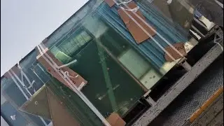 glass loding saudi  all work #glass #machine #100kview #woodworking 