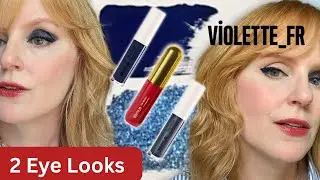 NEW VIOLETTE_FR Lip Nectar Stain & Blue Liquid Eyeshadow + Liner Yeux Paint
