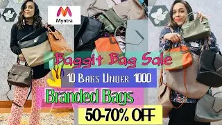 Myntra Bag Haul || Baggit Bag Under 1000 only || Huge Sale ||