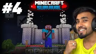 Sapno Ka Castle Bana Diya! 😍 Minecraft Survival #4