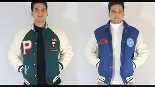 ZARA Varsity jacket, Blue and Green Bomber Jacket zara.