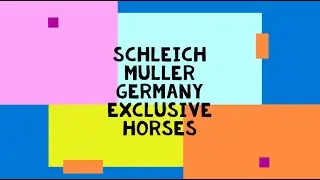 SCHLEICH Muller Germany exclusive horses