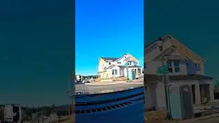 Рабочая сила новых домов. #washington #ridgefieldwa #construction #сша #subscribe #shorts