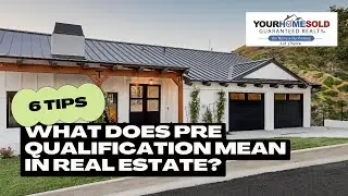 What does pre-qualification mean in Real estate?