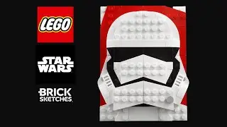 LEGO Brick Sketches 40391 First Order Stormtrooper - Detailed lego review - Not Lego Speed Build