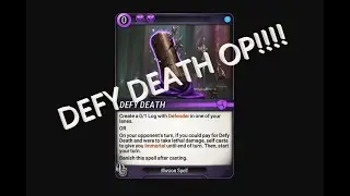 Defy Death OP in Arena!! Mythgard CCG Stream Highlight