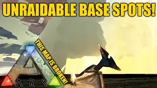 THE CENTER MAP IS BROKEN?! ( Insane Glitched Base Locations ) - Ark Survival Evolved
