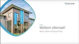 Webinar 'Werken met Microsoft Teams'