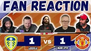UNBELIEVABLE Fan Reactions! Leeds STUN Man Utd With Aaronson Goal (1-1)THEN Cunha SAVES The Day! 😱🔥 