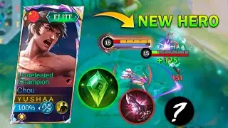 WHAT IF CHOU BUILT THESE BUILDS⁉️ || (MID LANE CHOU🤯) NEW HERO - MLBB #1