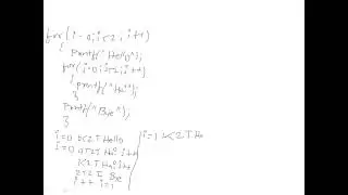 Nested for loop tracing Example 3