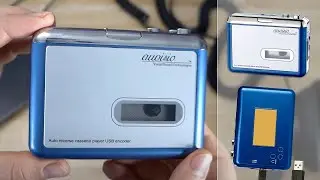 Baladeur encodeur K7 USB ''Tape2PC Blue Edition'' Auvisio [PEARLTV.FR]