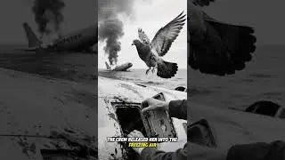 Winkie: The Pigeon That Saved a Downed Aircrew.#WinkieThePigeon#WW2TrueStory#shorts