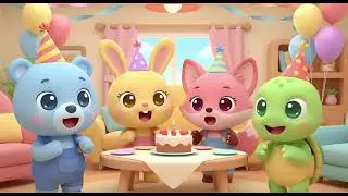 Happy Birthday Song for Kids | Fun Birthday Rhyme | Canvas Kids TV
