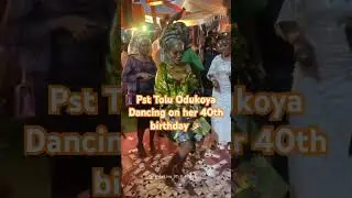 #pastortoluodukoya on the dance floor on her 40th birthday
