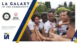 LA Galaxy Special Olympics Unified team takes on Portland Timbers