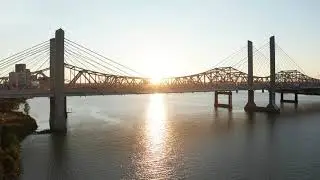 The Big Four Bridge in Louisville, Kentucky &ndash; Summer 2021 &ndash; by DJI Mavic2PRO