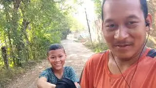 Jogging aro cycling vlog Babu and me//sawarang holy cross sepango jabol skatang galang'a