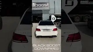MERCEDES AMG E63(S) M157 (W212/S212) CATLESS DOWNPIPES BY BLACKBOOST