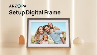 How to Set Up Your New Digital Photo Frame - ARZOPA Tutorials 1