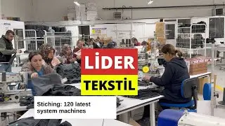 LİDER TEKSTİL TANITIM - KONFEKSİYON İMALAT FABRİKASI #fabric #textile  #nasılyapılır