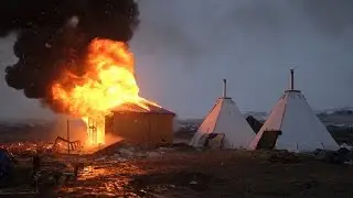 BREAKING: Water Protector's Camp Surrounded, Cops Moving In