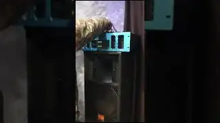 Две колонки EVM QS122, Усилитель Boke 1000 и микш/пульт