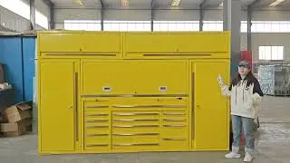 Yellow Premium Garage Tool Cabinet