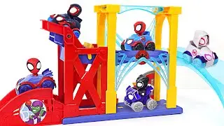 Marvel Spidey and His Amazing Friends Web Squad City Chase Set! | DuDuPopTOY