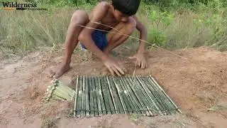 Primitive Technology  Amazing Build Deep Hole Underground Python Trap Using Bamboo That Work 100%