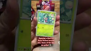 Glory of Team Rocket booster box😎 #pokemon #gloryofteamrocket #pokemontcg #pokemonscarletandviolet