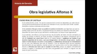 umh1193 Bloque 2.4 Obra legislativa Alfonso X