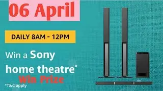 Amazon Quiz Contest Today | Win Prize | 06 April 2019