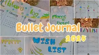 2025 Bullet Journal Setup | January Bullet Journal Ideas | 2025 Planner | Bullet Journal Theme