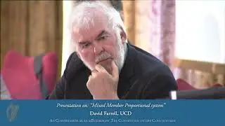 David Farrell on Mixed Member Proportional system - Convention on the Constitution 8 6 13