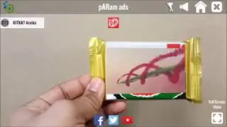 KitKat Arabia Augmented Reality exlcusive Demo by Param Labs