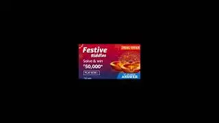 Amazon Festive Riddles Quiz Answers Today | 18 October 2019