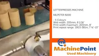 NILPETER B200 Used LETTERPRESSES MACHINE MachinePoint
