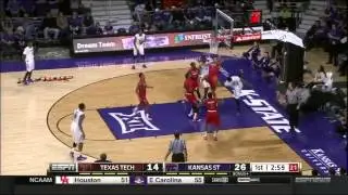 Texas Tech at Kansas State | 2014-15 Big 12 MBB Highlights