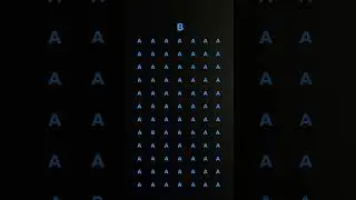 Find The Odd Alphabet Out I Optical illusion | Eye testChallange&nbsp;#eyeq&nbsp;#youreyes&nbsp;#eyel&nbsp;#treanding
