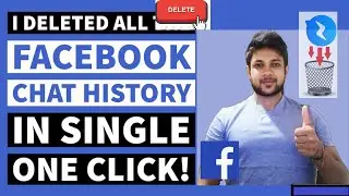 Delete All Face Book messages at once 2020 100% working