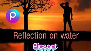 #Picsart Photo editing tutorial || Reflection on water editing ||
