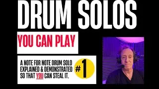 Drum Solos You Can Play #1 | How to Play a Drum Solo