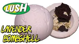 LUSH - LAVENDER GIANT BOMBSHELL Bath Bomb - DEMO & REVIEW Underwater View Exclusive