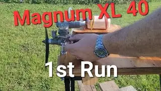 1st Run: Magnum XL 40 #glowengine 
