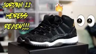Обзор кроссовок AIR JORDAN 11 HEIRESS 'STINGRAY' и их демонстрация на ногах!!!