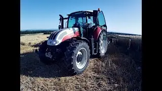 ŻNIWA 2025 / ZGRABIANIE SŁOMY 2025 / GR PRZYBYŁA / STEYR 4120 MULTI III ECOTECH / KRONE SWADRO 42/13